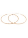 JVD Orecchini ad anello placcati oro rosa SVLE0215XD5RO - Diametro: 4 cm donna
