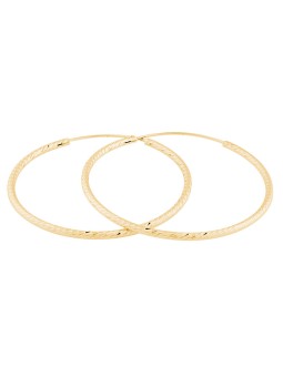 JVD Orecchini ad anello placcati oro SVLE0215XD5GO - Diametro: 4.5 cm donna