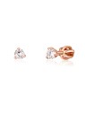 JVD Deliziosi orecchini a bottone in bronzo con zirconi SVLE1501XH2RO0 - Diametro: 0.5 cm donna