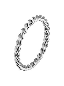 La Petite Story Anello minimalista placcato oro con design intrecciato Anello LPS03AVV1301 - Circonferenza: 56 mm donna