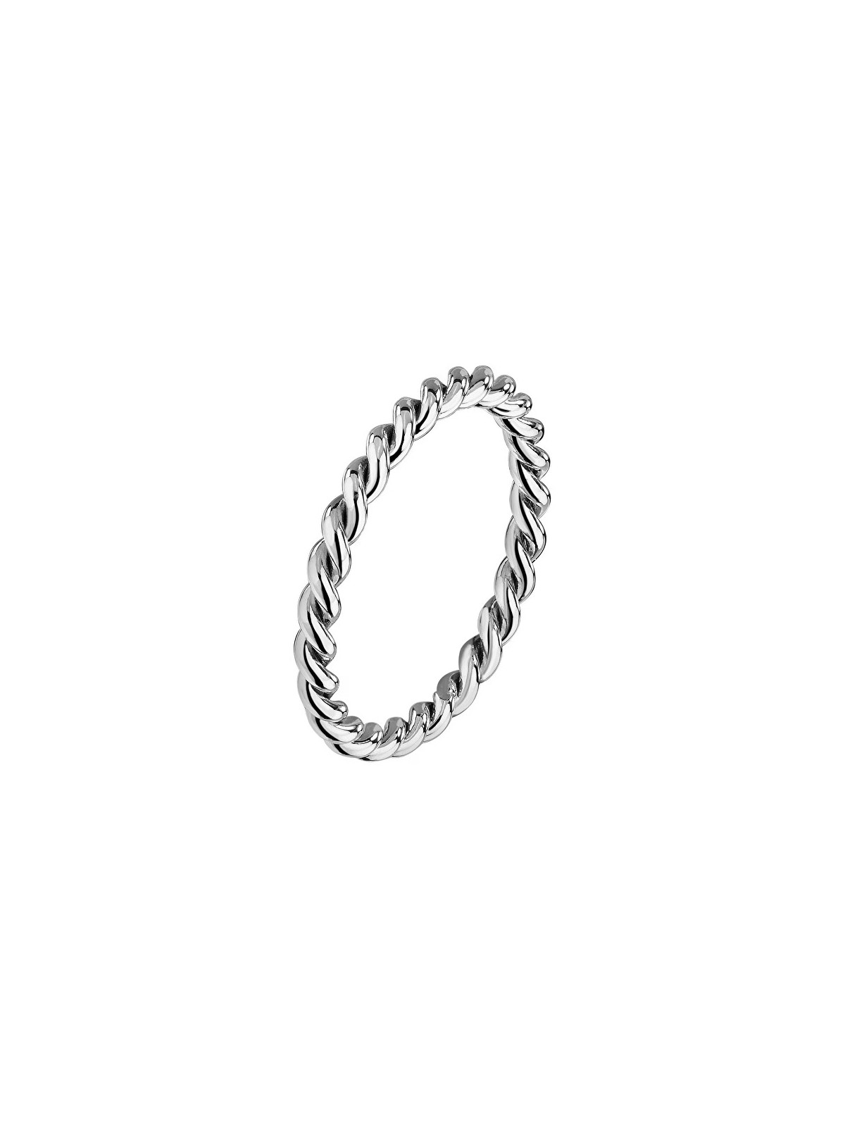 La Petite Story Anello minimalista placcato oro con design intrecciato Anello LPS03AVV1301 - Circonferenza: 56 mm donna