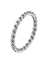 La Petite Story Anello minimalista placcato oro con design intrecciato Anello LPS03AVV1301 - Circonferenza: 56 mm donna