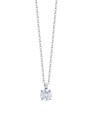 Luca Barra Collana da donna in acciaio con cristallo trasparente CK2135/6/7 - Diametro: 0,7 cm donna