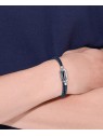 Lacoste Bracciale in pelle da uomo Starboard 2040112 - Lunghezza: 17.5 cm uomo