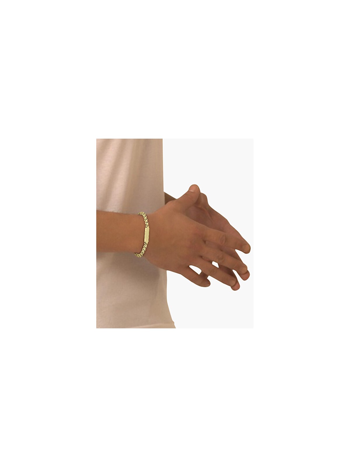 Lacoste Elegante bracciale da uomo placcato oro L`Essentiel 2040124 - Lunghezza: 17,5 cm uomo