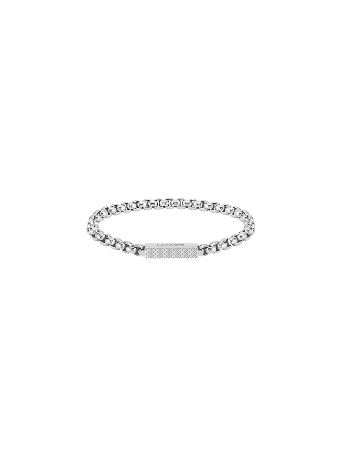 Lacoste Elegante bracciale in acciaio da uomo L`Essentiel 2040123 - Lunghezza: 19 cm uomo