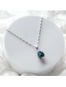 Lampglas Collana color cobalto nude in argento sterling NNM3/AG/RHO - Lunghezza: 50 cm donna