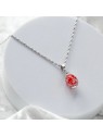 Lampglas Collana color nude con argento sterling NNM8/AG/RHO - Lunghezza: 50 cm donna