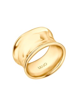 Liu Jo Anello di design placcato oro Essential LJ2731M - Circonferenza: 56 mm donna