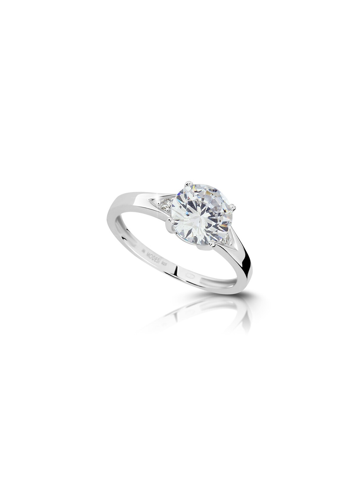 Modesi Anello di fidanzamento in argento JA17247CZ - Diametro: 56 mm donna