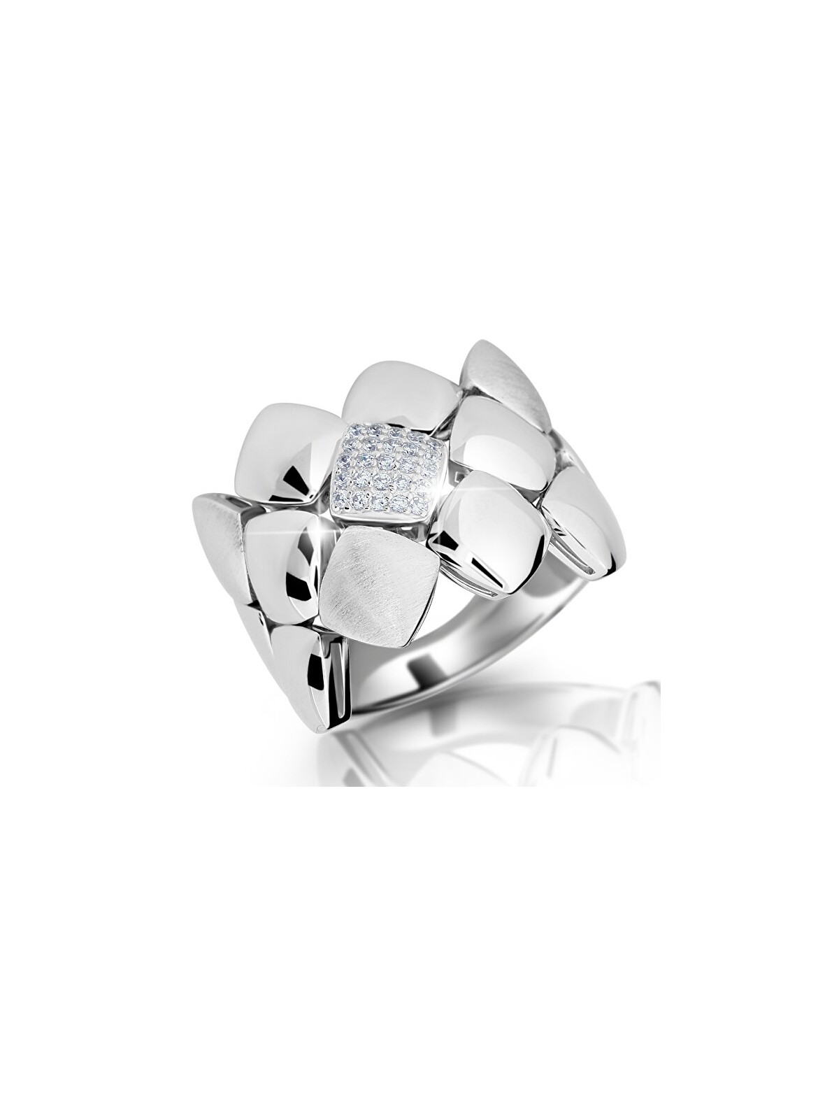 Modesi Progetta un anello in argento M13045 - Circonferenza: 56 mm donna