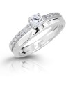 Modesi Anello corda con zirconi M11102 - Diametro: 55 mm donna