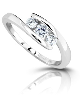 Modesi Anello in argento con zirconi M13075 - Diametro: 56 mm donna