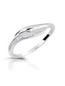 Modesi Elegante anello in argento con zirconi M00210 - Circonferenza: 54 mm donna