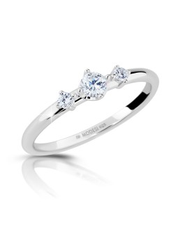 Modesi Anello in argento con zirconi M01011 - Circonferenza: 52 mm donna