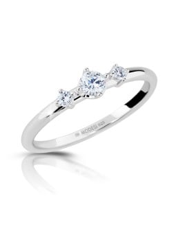 Modesi Anello in argento con zirconi M01011 - Circonferenza: 56 mm donna