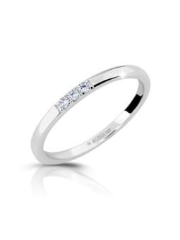 Modesi Delicato anello in argento con zirconi M01014 - Diametro: 52 mm donna