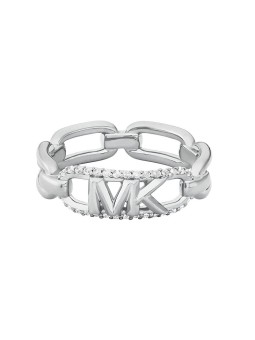 Michael Kors Anello in argento con zirconi Premium MKC1658CZ040 - Diametro: 52 mm donna