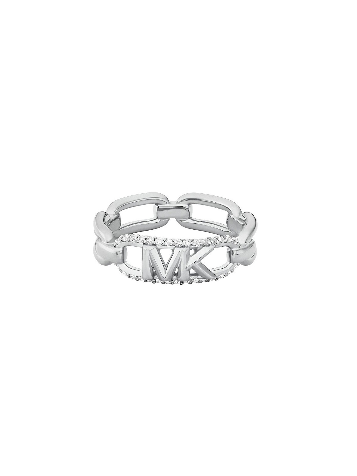 Michael Kors Anello in argento con zirconi Premium MKC1658CZ040 - Diametro: 52 mm donna