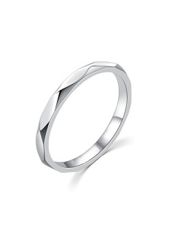 MOISS Anello minimalista in argento R00019 - Diametro: 52 mm donna