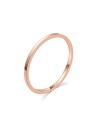 MOISS Anello minimalista in bronzo R000199 - Diametro: 54 mm donna
