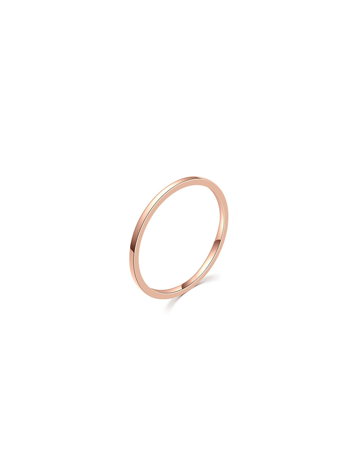 MOISS Anello minimalista in bronzo R000199 - Circonferenza: 60 mm donna