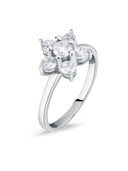 Morellato Bellissimo anello in argento con fiore Tesori SAIW127 - Diametro: 54 mm donna
