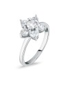 Morellato Bellissimo anello in argento con fiore Tesori SAIW127 - Diametro: 54 mm donna