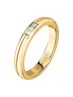 Morellato Anelli d'amore placcati in oro SNA47 con cristalli - Diametro: 52 mm donna
