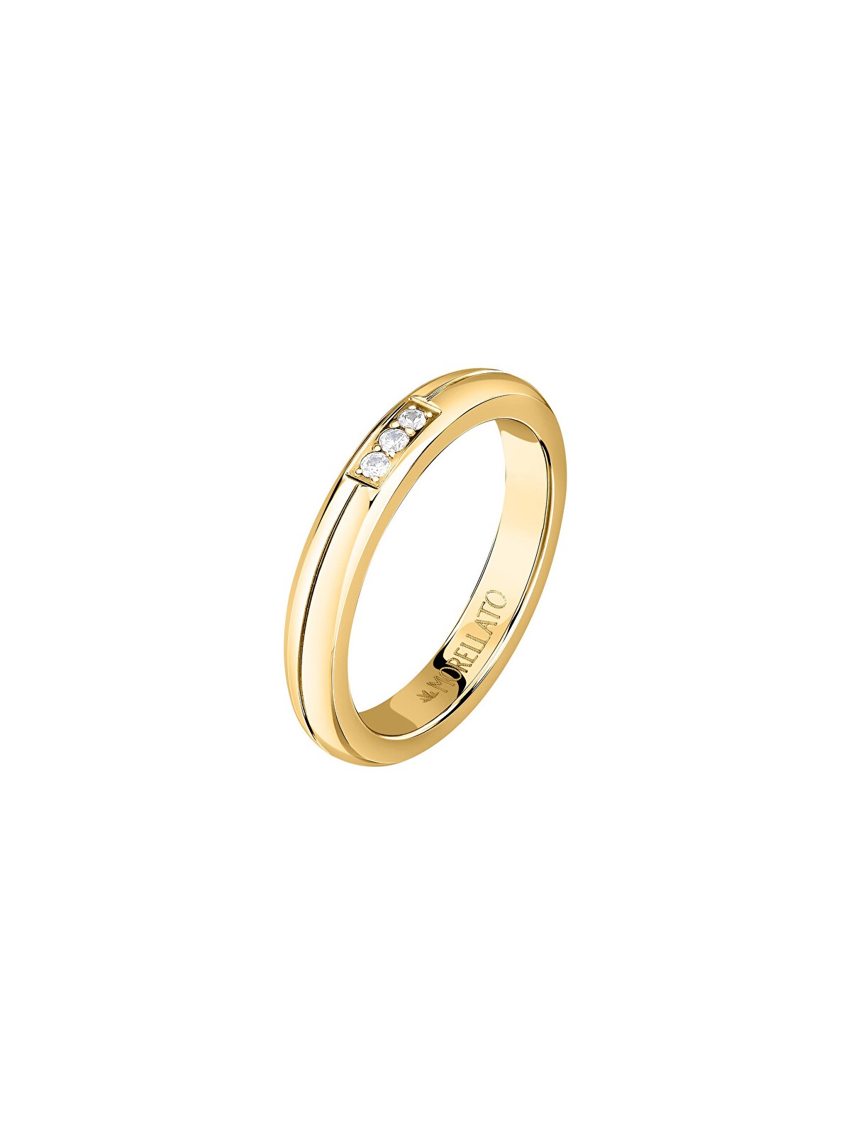 Morellato Anelli d'amore placcati in oro SNA47 con cristalli - Diametro: 52 mm donna