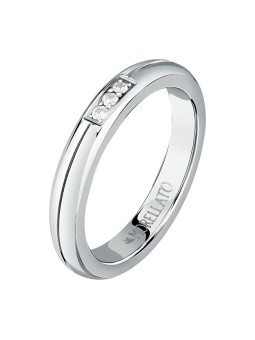 Morellato Anello in acciaio con cristilla Love Rings SNA48 - Diametro: 50 mm donna