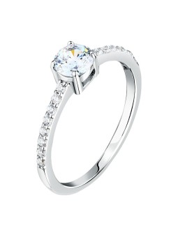 Morellato Anello Tesori in argento riciclato scintillante SAIW1790 - Diametro: 56 mm donna