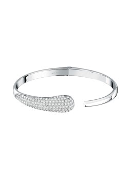 Morellato Bracciale in acciaio massiccio con cristalli Design SAYP18 - Diametro: 5.6 cm donna