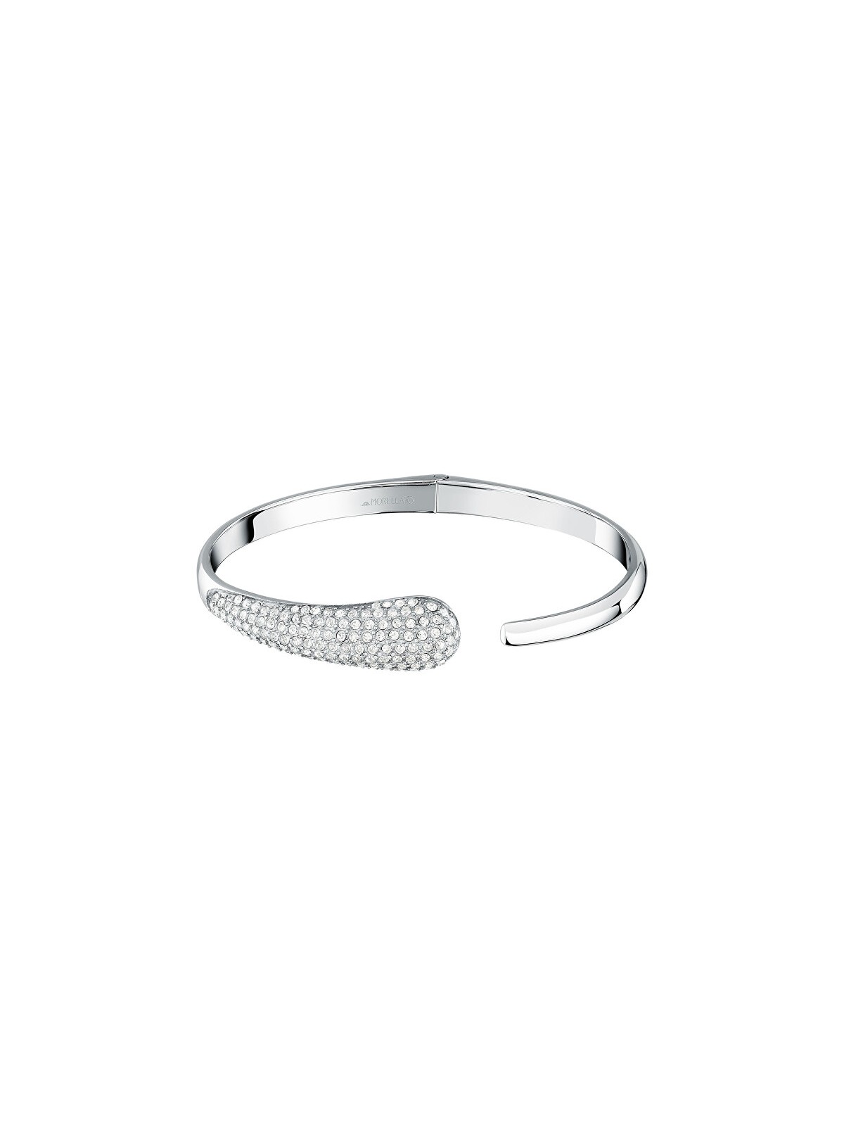 Morellato Bracciale in acciaio massiccio con cristalli Design SAYP18 - Diametro: 5.6 cm donna