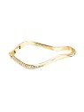 Morellato Bracciale ondulato solido con cristalli Design SAYP19 - Diametro: 5.6 cm donna