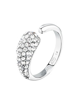 Morellato Anello aperto scintillante con cristalli Design SAYP1401 - Diametro: 54 mm donna