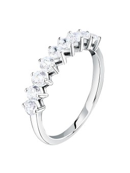 Morellato Elegante anello in argento con zirconi cubici Tesori SAIW26601 - Diametro: 52 mm donna