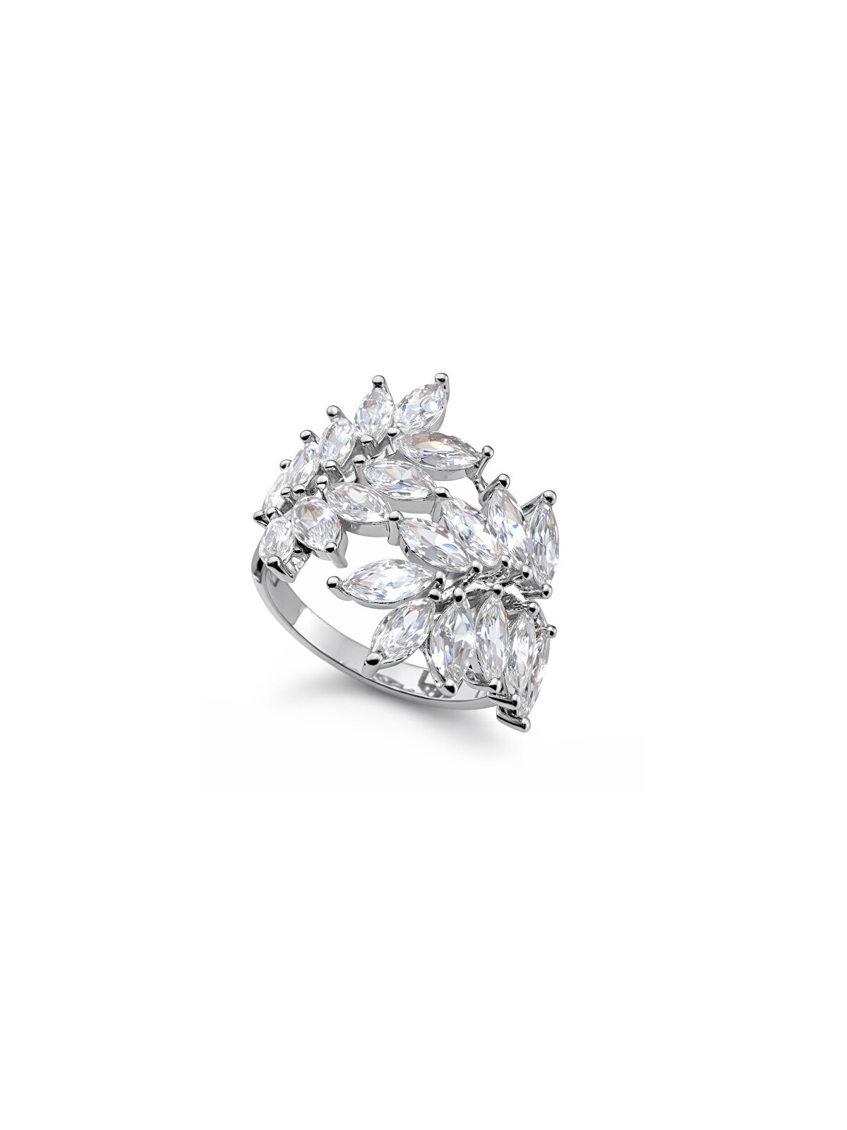 Oliver Weber Anello di lusso con zirconi cubici Sheaf 41184 - Circonferenza: 54 mm donna