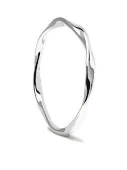 PDPAOLA Anello minimalista in argento SPIRAL Silver AN02-804 - Diametro: 56 mm donna
