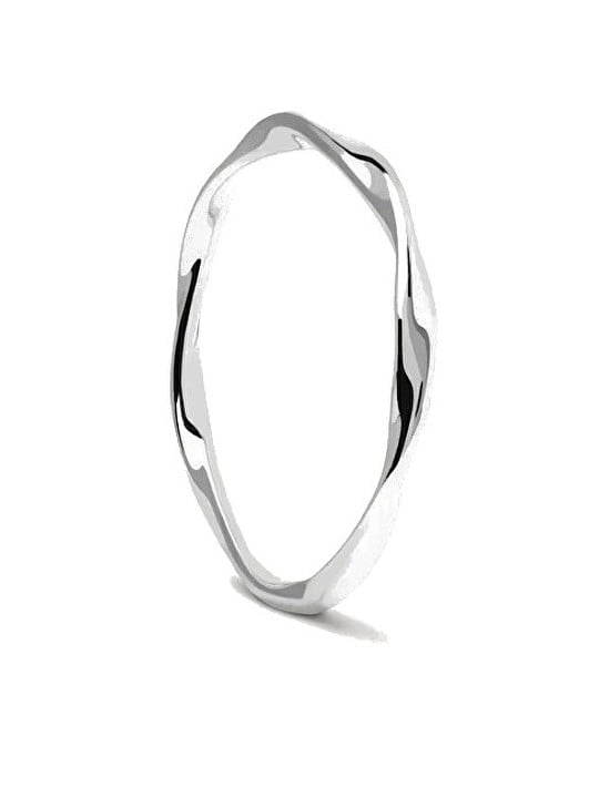 PDPAOLA Anello minimalista in argento SPIRAL Silver AN02-804 - Diametro: 56 mm donna