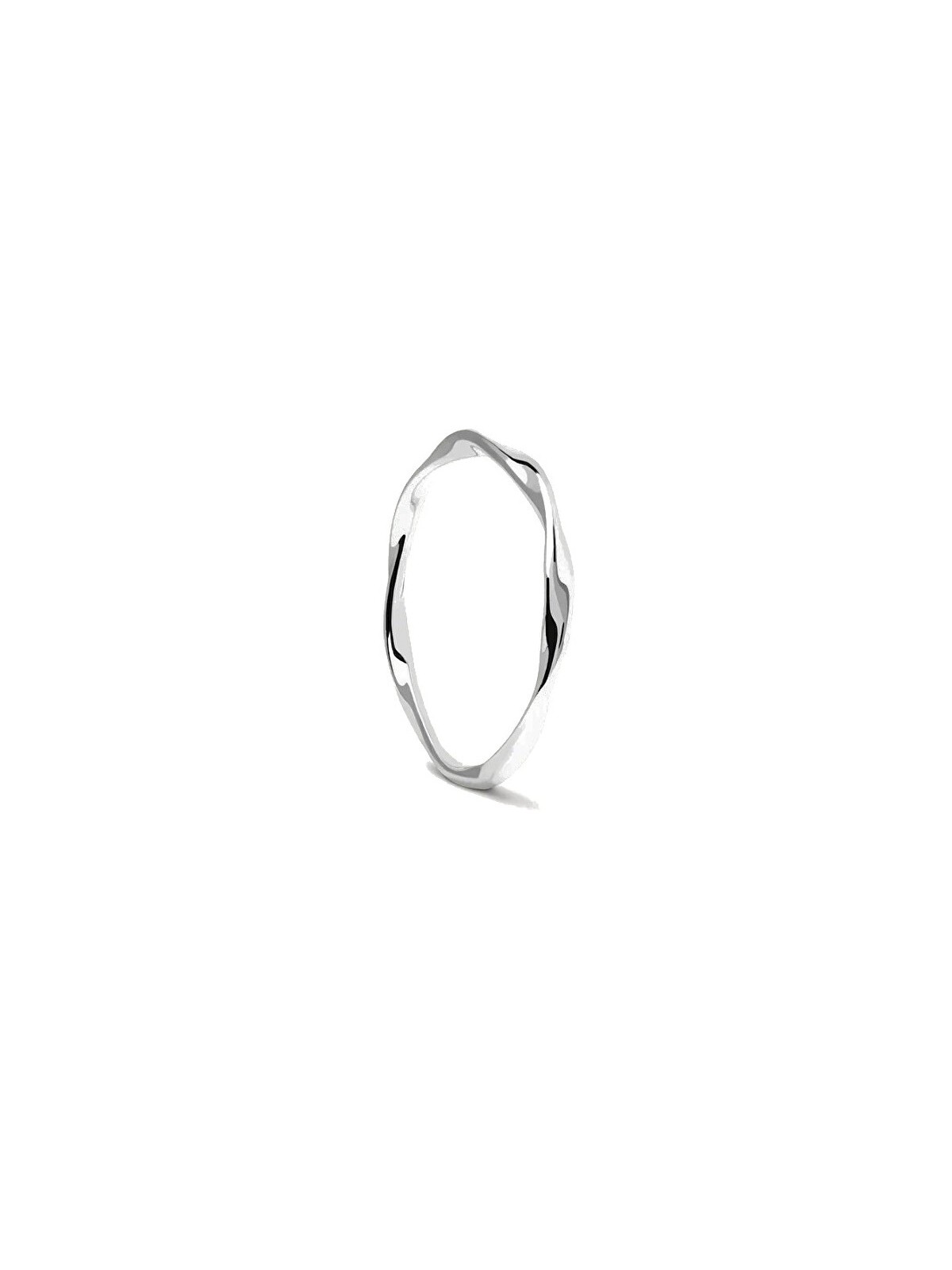 PDPAOLA Anello minimalista in argento SPIRAL Silver AN02-804 - Diametro: 56 mm donna