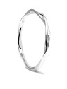 PDPAOLA Anello minimalista in argento SPIRAL Silver AN02-804 - Diametro: 56 mm donna