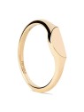 PDPAOLA Anello originale placcato oro semicerchio mini AN01-C48 - Diametro: 52 mm donna