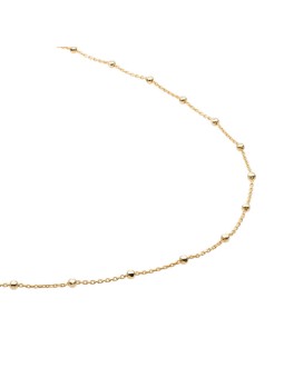 Sparkling Collana da donna placcata oro con sfere SN-SBG-0 - Lunghezza: 50 cm donna