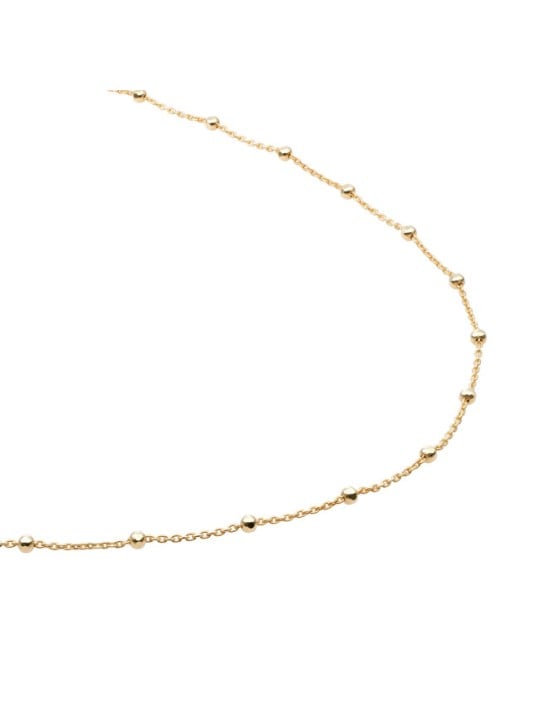 Sparkling Collana da donna placcata oro con sfere SN-SBG-0 - Lunghezza: 50 cm donna
