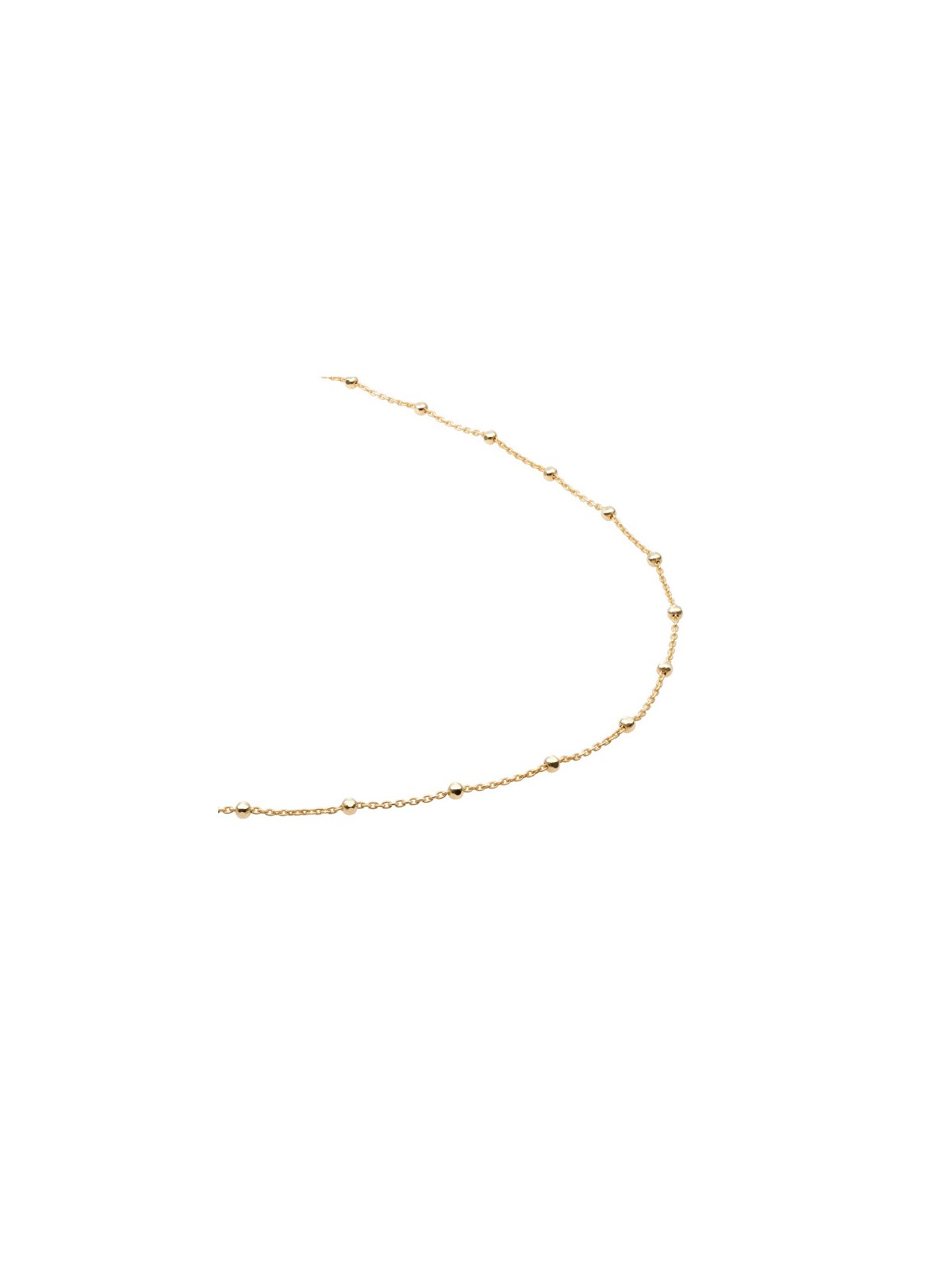 Sparkling Collana da donna placcata oro con sfere SN-SBG-0 - Lunghezza: 50 cm donna