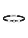 Police Bracciale da uomo moderno in pelle PEAGB211962 - Lunghezza: 19 cm uomo
