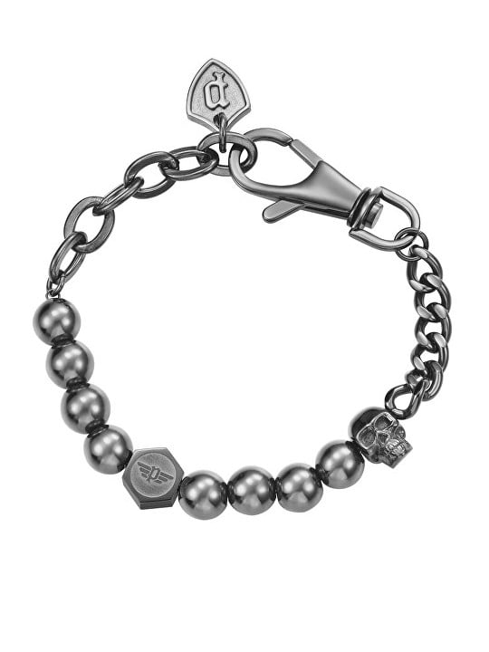 Police Elegante bracciale con perline Vertex PEAGB2212111/2 - Lunghezza: 18 cm uomo