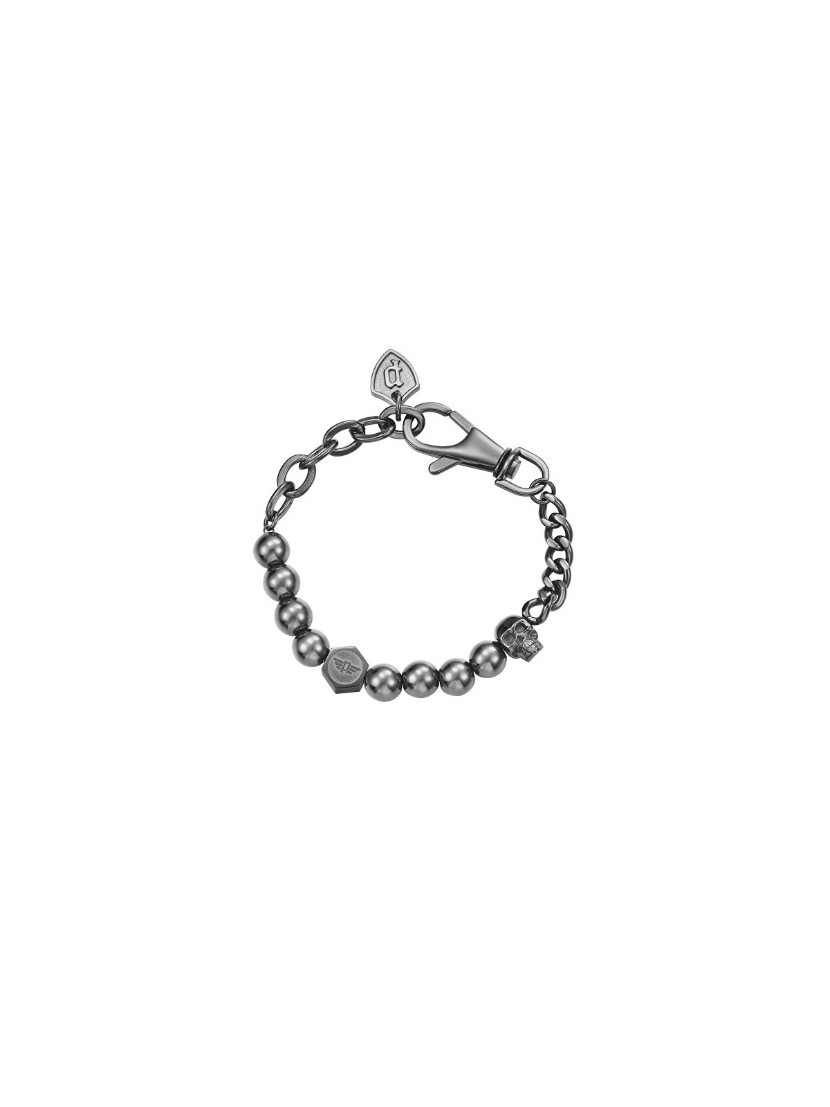 Police Elegante bracciale con perline Vertex PEAGB2212111/2 - Lunghezza: 18 cm uomo