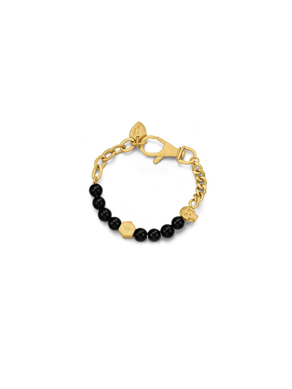 Police Bracciale alla moda con perline Vertex PEAGB2212113 - Lunghezza: 18 cm uomo